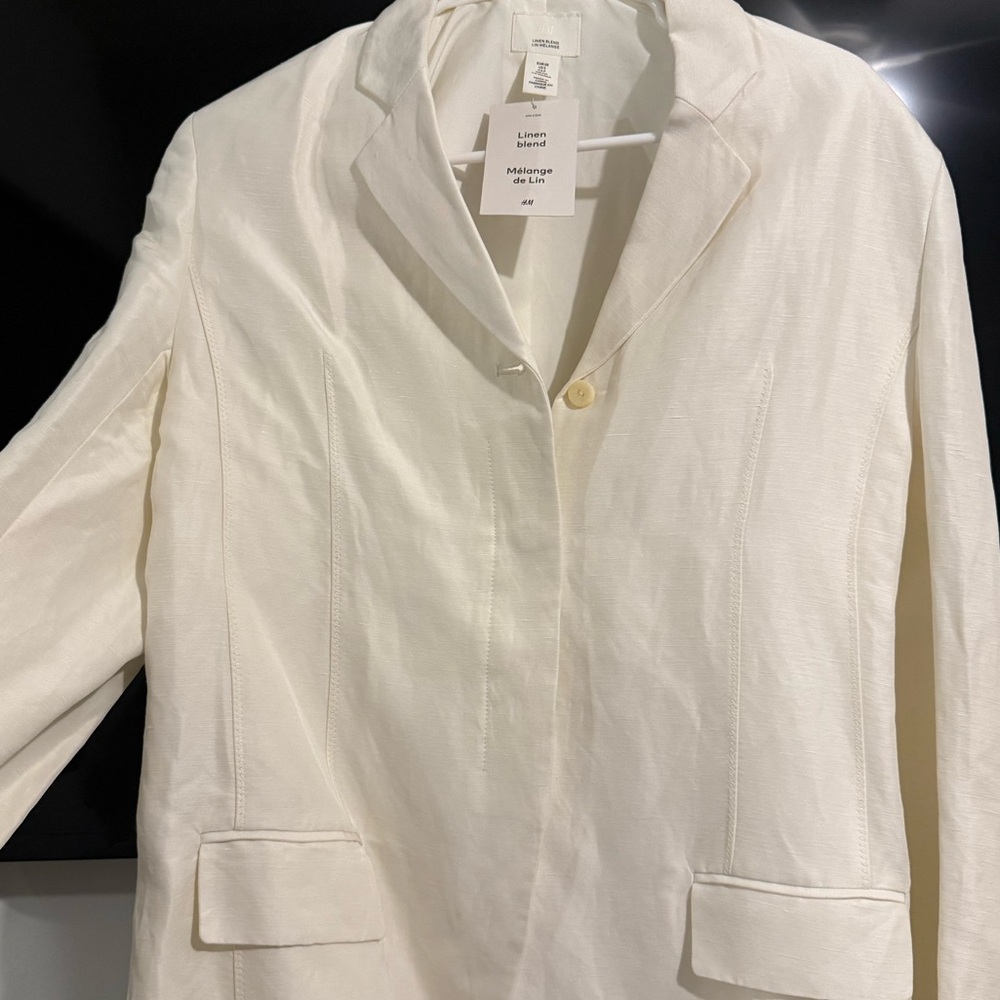 H&M Linen Blend Blazor - Picture 4 of 6
